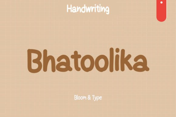 Bhatoolika: A Warm Handwritten Font for Editorial Design