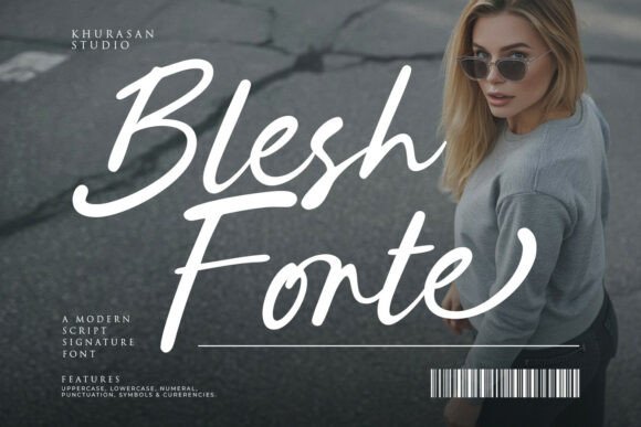 Blesh Forte: A Script Font for Bold Campaigns