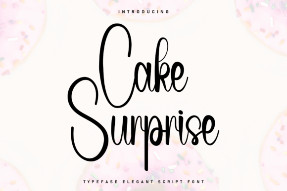 Cake Surprise: A Handwritten Font for Editorial Design