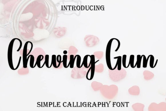 Chewing Gum: A Playful Script Font for Editorial Design