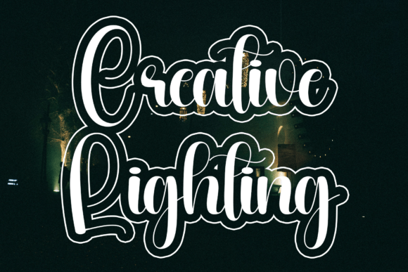 Creative Lighting: The Script Font for Modern Marketers