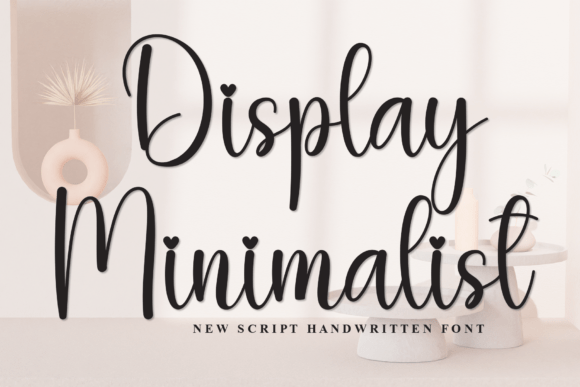 Display Minimalist: A Hand-Sketched Typeface for Modern Brands