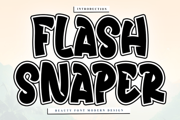 Flash Snaper: A Rhythmic Script Typeface for Modern Brands