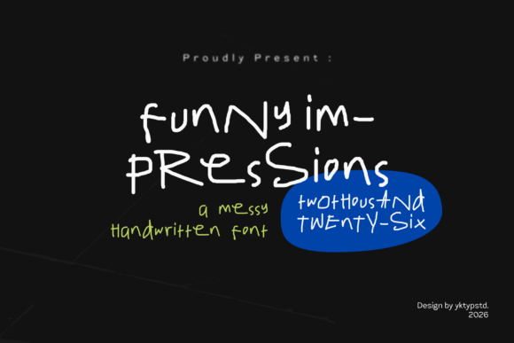 Funny Impressions: A Playful Typeface for Editorial Design