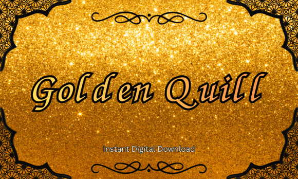 Golden Quill: An Elegant Script Font for Editorial Design