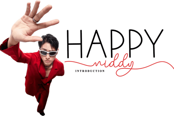 Happy Middy: A Script Font for Handmade Brands