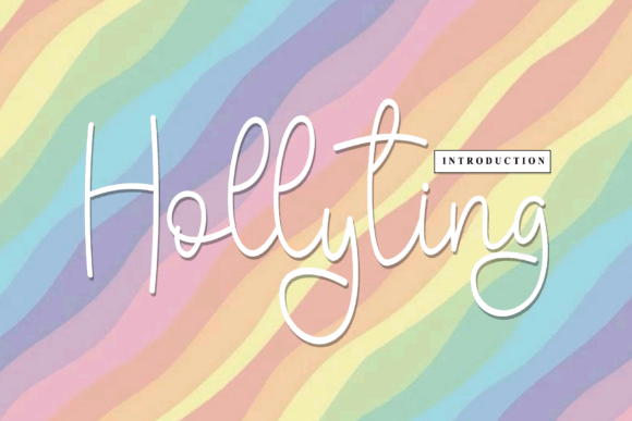 Hollyting: A Timeless Handwritten Font for Crafters