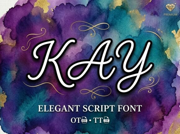 Kay: The Premium Script Font for Clear Campaigns