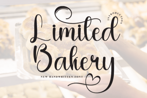 Limited Bakery Font for Modern Web Design