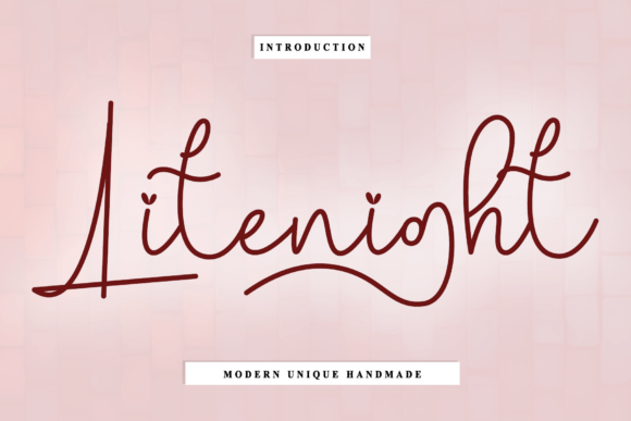 Litenight: The Handwritten Font for Scroll-Stopping Brand Content