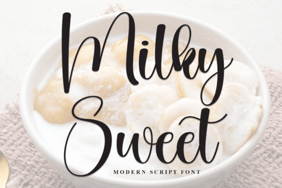 Milky Sweet Font: A Designer’s Take on Soft Branding