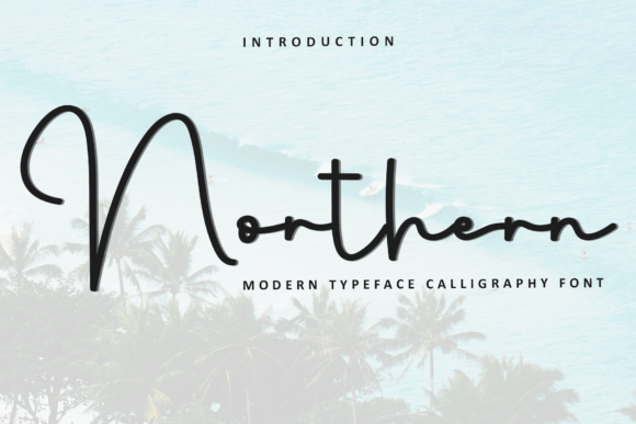 Northern Font: A breezy script for coastal branding