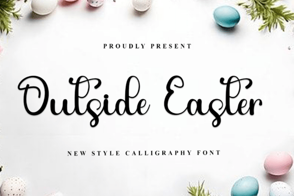 Outside Easter Font for Friendly Branding