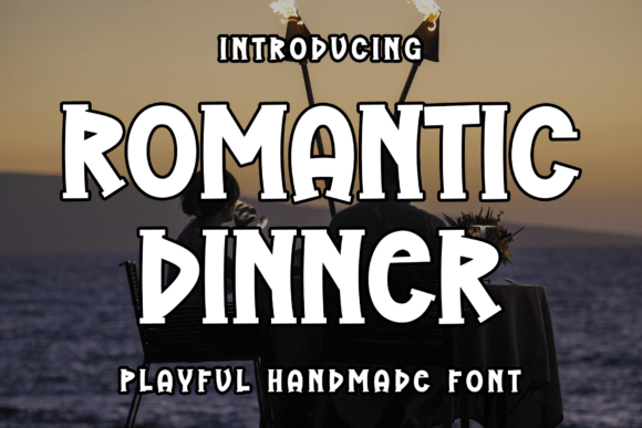 Romantic Dinner: A Typeface for Elegant Editorial Design