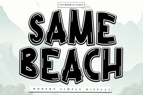 Same Beach: A Script Font for Modern Web Design