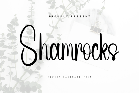 Shamrocks: A Handwritten Font for Makers