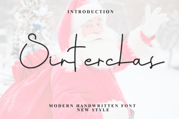 Sinterclas: A Handwritten Font for Makers