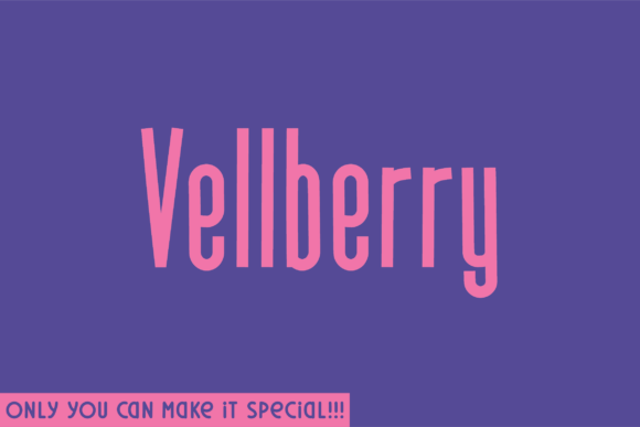 Vellberry: A Handwritten Font for Makers